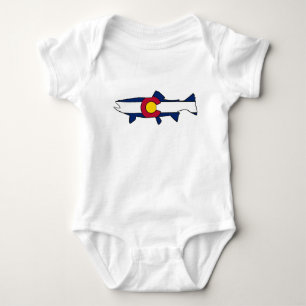 Body Drapeau du Colorado truite poisson bébé