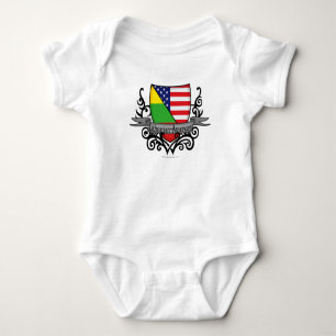 Body Drapeau Lithuanien-Américain de bouclier