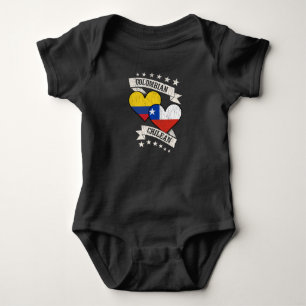 Body Drapeaux cardiaques chiliens Colombie Chili