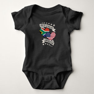 Body Drapeaux cardiaques sud-africains américains Afriq
