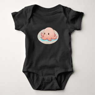 Body Drawing of a rose Baby Octopus