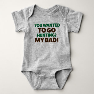 Body Drôle Chasse Jersey Bodysuit pour bébé