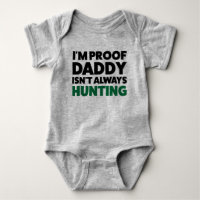 Drôle Chasse Jersey Bodysuit pour bébé