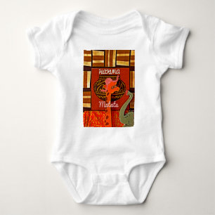 Body Drôle Giraffe avec texte cool Hakuna Matata Design