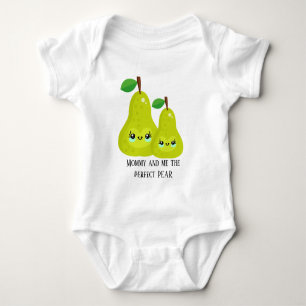 Body drôle maman bébé parfaite poire