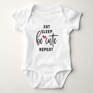 Body Drôle mangez le sommeil mignon filles d'art des mo