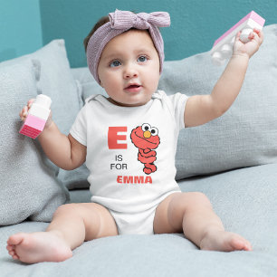 Body E est pour Elmo   Ajoutez votre nom