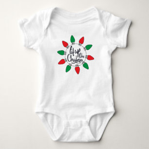 Body Éclairage comme Noël Art Citations de Noël Graphiq