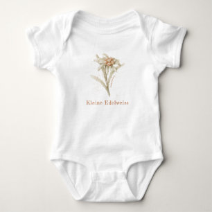 Body Edelweiss Baby Vintage Floral Aquarelle