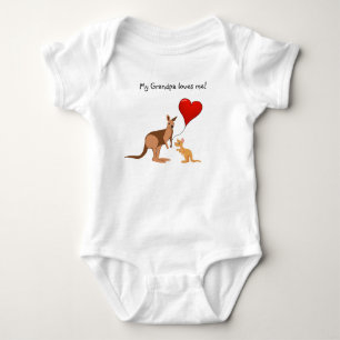 Body Editable Mon Grand-Père M'aime Kangaroos