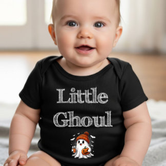 Body Éffrayant Cute Ghost et Halloween Citrouille