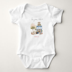 Body Élégant aquarelle Bonjoor bébé Shower pour bébé
