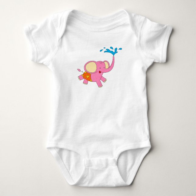 Body Elément de design Eléphant Bébé mignon (Devant)