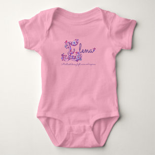 Body Elena filles nom et signification art rose bébé gr