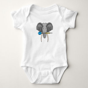 Body Eléphant aux fléchettes avec fléchette