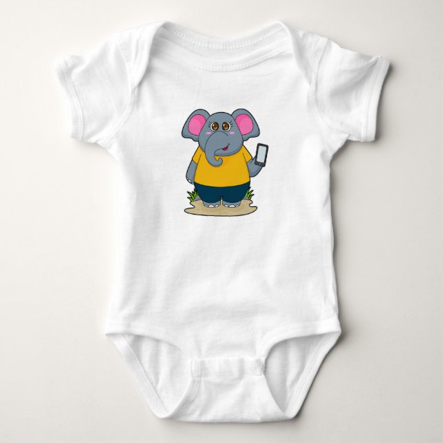 Body Eléphant avec mobile (Devant)