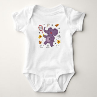Body Éléphant bébé s'amuse