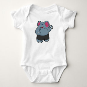 Body Elephant comme joueur de handball avec Handball