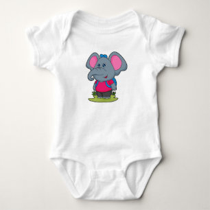 Body Elephant comme randonneur avec sac à dos