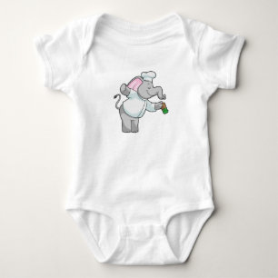 Body Elephant en chef avec shaker de sel