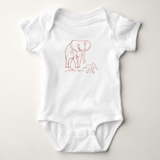 Body Eléphant et bébé