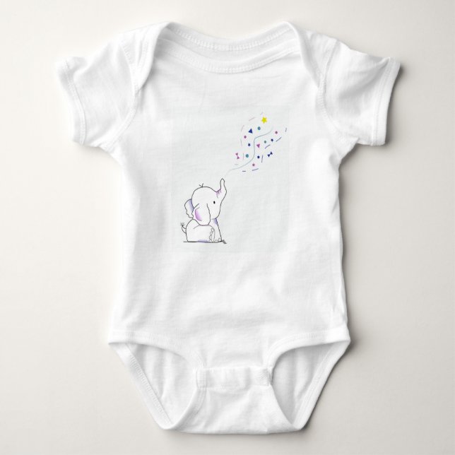 Body Eléphant mignon (Devant)
