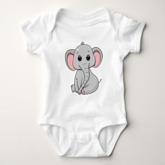 Body Eléphant mignon    (Devant)