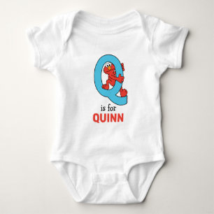 Body Elmo Alphabet Bleu Q