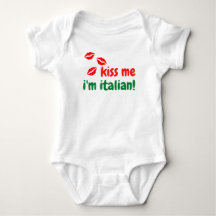 Embrasse-moi Je suis Italien Costume pour bébé