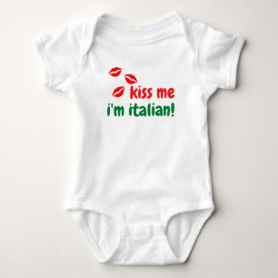 Body Embrasse-moi Je suis Italien Costume pour bébé