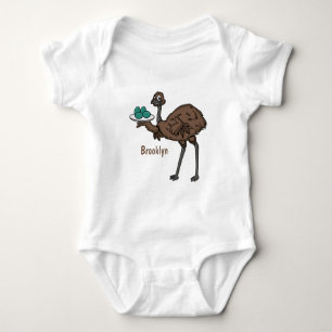 Body Emu avec dessin animé d'oeufs