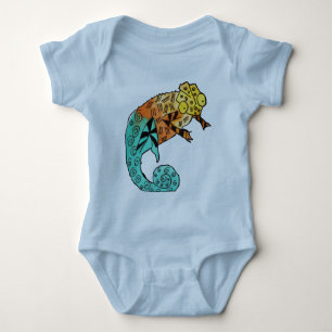 Body encre chameleon reptile