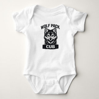 Body Ensemble bébé loup famille tee une pièce