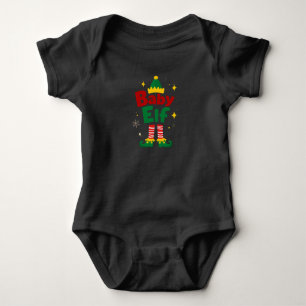 Body Ensemble bébé lutin mignon – Noël en famille assor