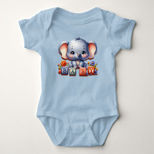 Body Epelle Eléphante Bébé