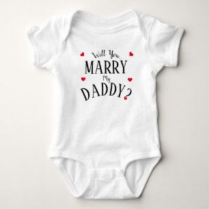 Body Épouses-Tu Mon Papa ? Bodysuit bébé