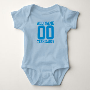 Body Équipe personnalisée Papa avec numéro