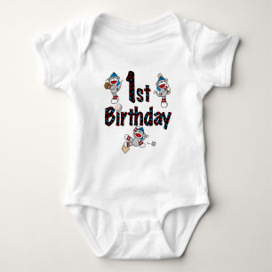 Body ęr Anniversaire de base-ball de singe de