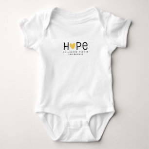 Body espoir.cancer de l'enfance. Bodysuit bébé et une p