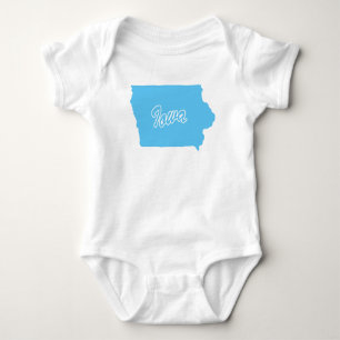 Body État De L'Iowa Forme Bodysuit Bébé