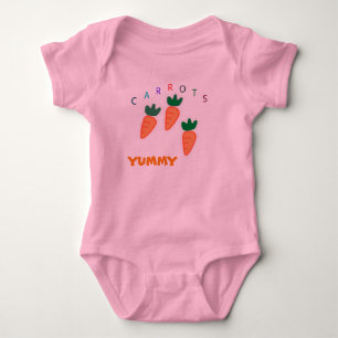 Body Été Carottes mignonnes Yummy Baby Rose