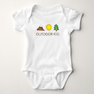 Body EXTÉRIEUR KID Mountain Sunshine Pine Tree Woods Ca