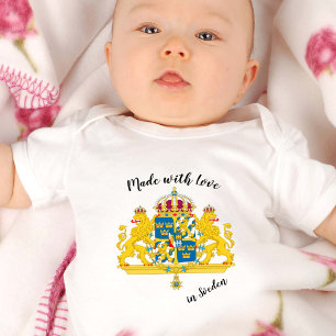 Body Fabriqué avec amour à Sveden / Drapeau suédois