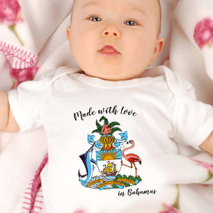 Body Fabriqué avec amour aux Bahamas / drapeau des Baha