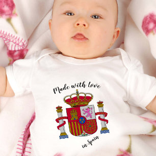 Body Fabriqué avec amour en Espagne / drapeau espagnol