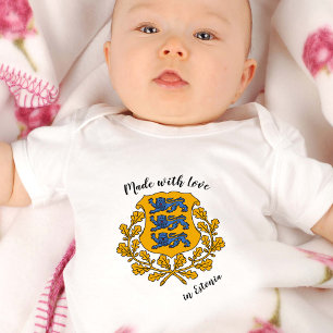 Body Fabriqué avec amour en Estonie / drapeau estonien