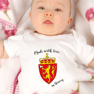 Body Fabriqué avec amour en Norvège / Drapeau norvégien