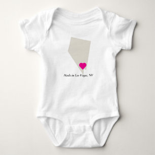 Body Fabriqué Sur Mesure Dans Nevada State Love Baby Te