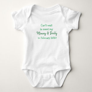 Body Faire-part de grossesse Nouveau bébé