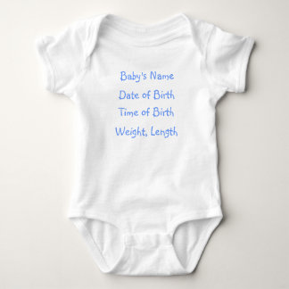 Body Faire-part de naissance Onsie !